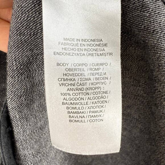 Lauren Ralph Lauren Women’s Denim Cotton Popover Shift Dress XS Gray - Picture 12 of 16